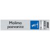 SAMOLEPLJIVA PLOČICA - MOLIMO POZVONITE -165X44MM - 1