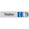 SAMOLEPLJIVA PLOČICA - TELEFON -165X44MM - 1