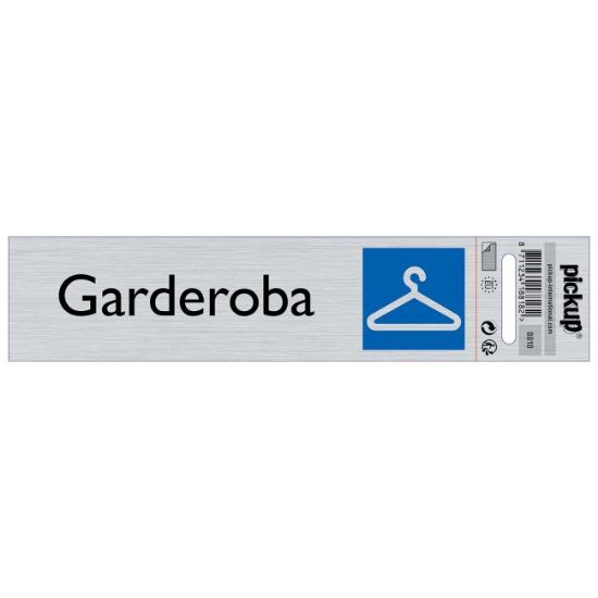 SAMOLEPLJIVA PLOČICA - GARDEROBA -165X44MM