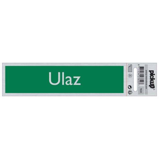 SAMOLEPLJIVA PLOČICA - ULAZ -165X44MM