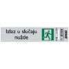 SAMOLEPLJIVA PLOČICA - IZLAZ U SLUČAJU NUŽDE -165X44MM - 1
