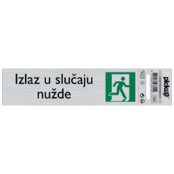 SAMOLEPLJIVA PLOČICA - IZLAZ U SLUČAJU NUŽDE -165X44MM