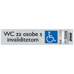 SAMOLEPLJIVA PLOČICA - WC ZA OSOBE SA INVALIDITETOM -165X44MM