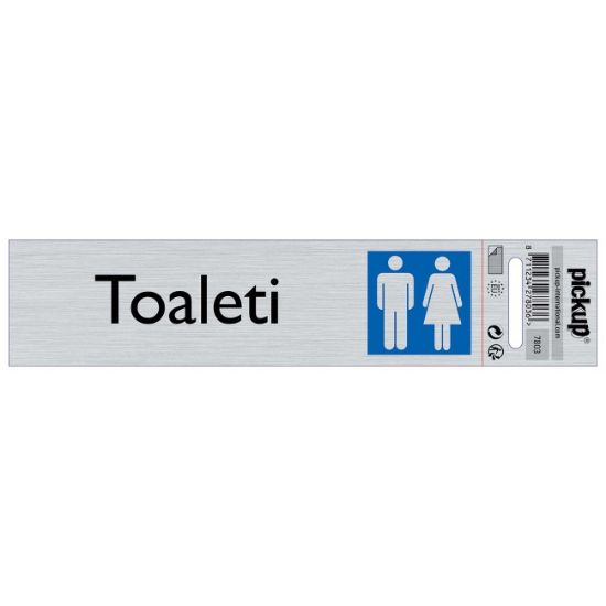 SAMOLEPLJIVA PLOČICA - TOALETI -165X44MM