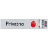 SAMOLEPLJIVA PLOČICA - PRIVATNO -165X44MM - 1
