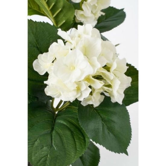 HORTENZIJA BELA VEŠTAČKA U SAKSIJI  h40xd35cm DSY 8