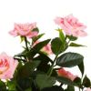RUŽA PINK VEŠTAČKA U SAKSIJI h33xd25cm DSY 24 - 2