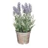 LAVANDA VEŠTAČKI CVET U SAKSIJI, LJUBIČASTA – H21,5 × D12 CM - 1