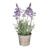 LAVANDA VEŠTAČKI CVET U SAKSIJI, LJUBIČASTA – H25 × D10 CM - 1
