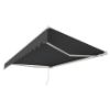 ZIDNA TENDA 3.95X3M, ANTRACIT - 1