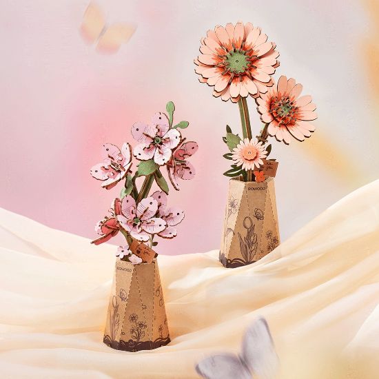 SLAGALICA 3D CVET GERBERA ROBOTIME