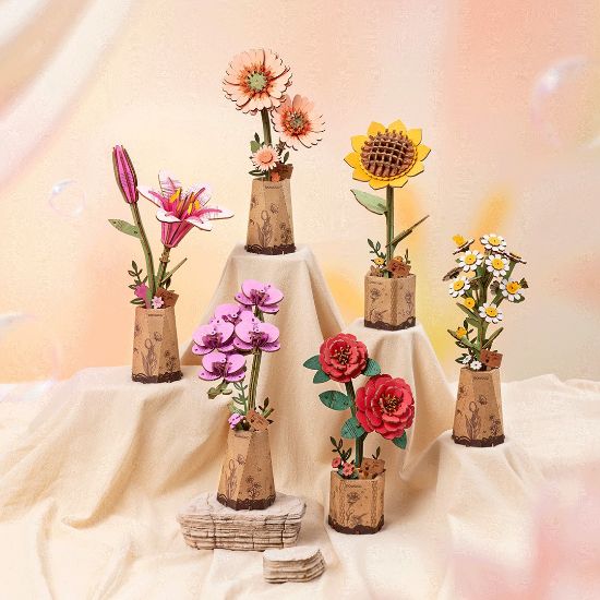 SLAGALICA 3D CVET GERBERA ROBOTIME