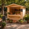 KUĆICA-KIOSK DRVENA 2.06x2m (BEZ poda i pokrivkom za krov) SAJAM - 1