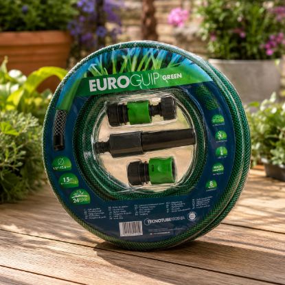 CREVO BAŠTENSKO PVC + PRIKLJUČCI  15m 1/2"