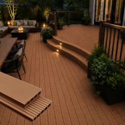 DEKING PLOČA ZA TERASU 2250X140X25 TEAK