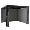 PERGOLA 3X3M ANTRACIT SA STRANICAMA I PODESIVIM KROVOM - 2