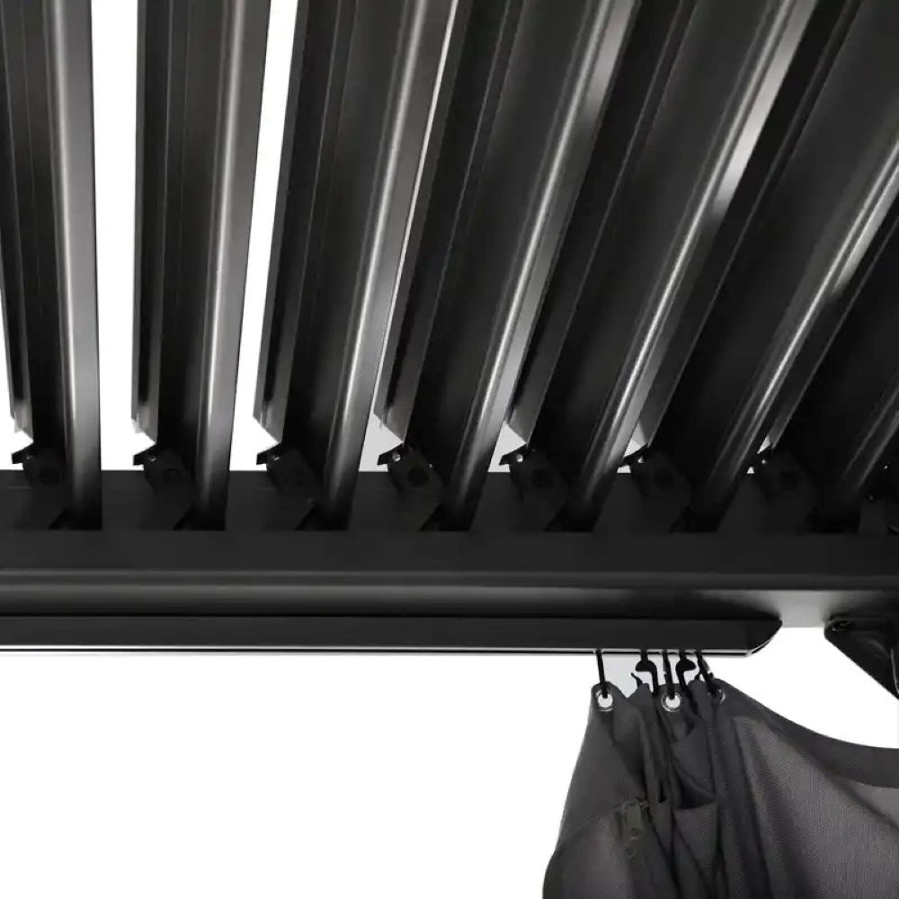 PERGOLA 3X3M ANTRACIT SA STRANICAMA I PODESIVIM KROVOM
