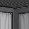PERGOLA 3X3M ANTRACIT SA STRANICAMA I PODESIVIM KROVOM - 6